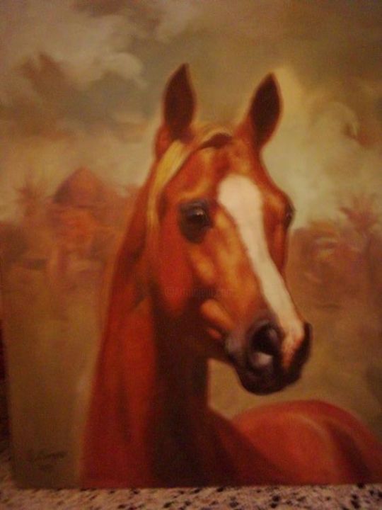 Rysunek zatytułowany „arabic horse” autorstwa Khaled Alalusi, Oryginalna praca