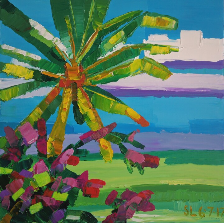 Pintura titulada "Florida Beach" por Stoyan Lechtevski, Obra de arte original, Acrílico