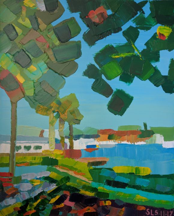 Pintura titulada "Florida" por Stoyan Lechtevski, Obra de arte original, Acrílico