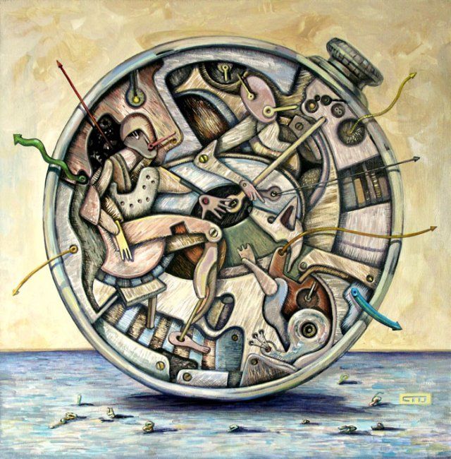 ""Dacha time", acryl…" başlıklı Tablo Alexander Stotsky tarafından, Orijinal sanat, Diğer