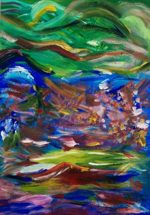 Pittura intitolato "Inganni, Illusione,…" da Stridis, Opera d'arte originale, Acrilico