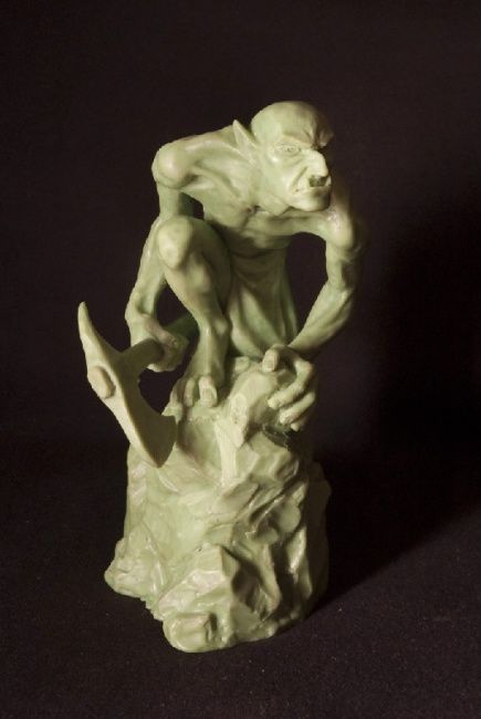 Sculpture titled "тролль" by Strix, Original Artwork