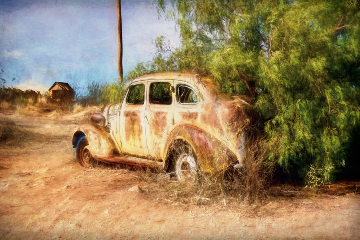 摄影 标题为“Rusty Wreck 2” 由Stuart Row, 原创艺术品