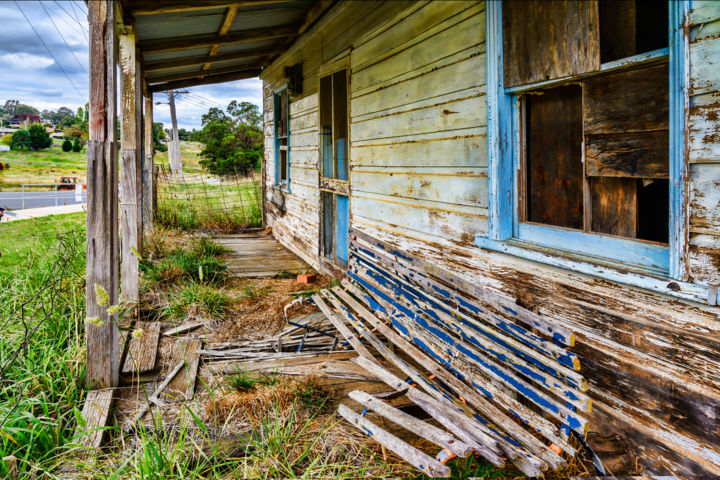 Photographie intitulée "Crookwell Cottage" par Stuart Row, Œuvre d'art originale, Photographie numérique