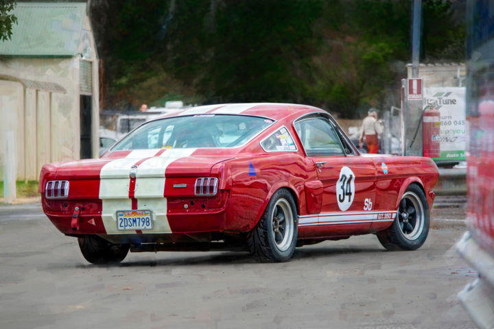Fotografie mit dem Titel "1966 Mustang Shelby…" von Stuart Row, Original-Kunstwerk, Digitale Fotografie