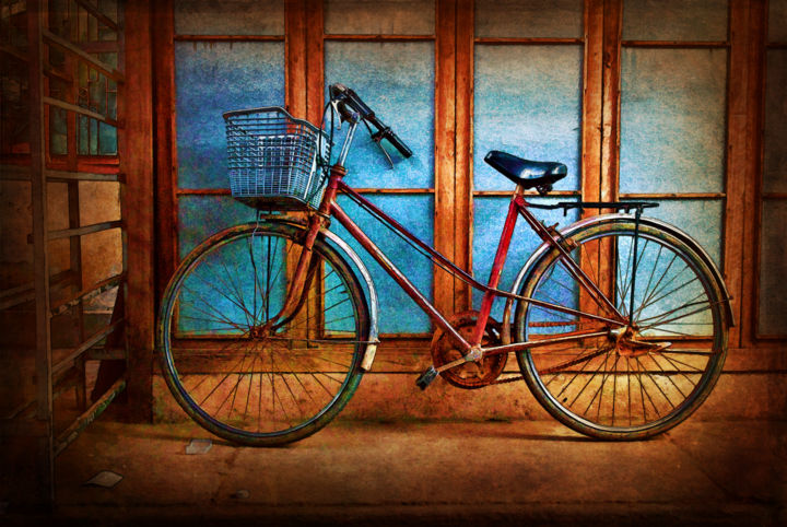 Φωτογραφία με τίτλο "Hoi An Bike" από Stuart Row, Αυθεντικά έργα τέχνης, Ψηφιακή φωτογραφία