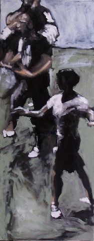 Peinture intitulée "balletclass" par Studio Marcel, Œuvre d'art originale, Huile