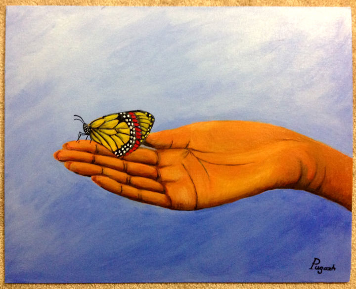 Painting titled "Harmony.jpg" by Subbiah Pugazhenthi, Original Art, Acrylic