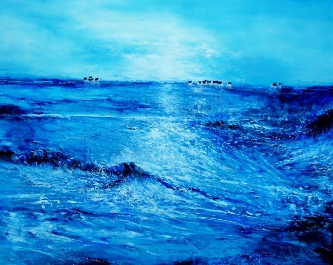 제목이 "OCEAN   40F"인 미술작품 Patrick Subias로, 원작