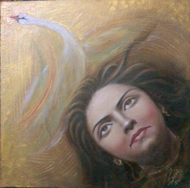 Painting titled "ETERNAL BEAUTY" by Sudha Sama, Original Artwork