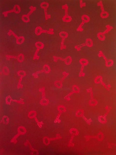 Painting titled "Clue" by Sudhir Duppati, Original Art,