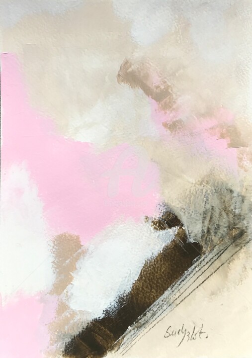 Ζωγραφική με τίτλο "Abstraction 006/18" από Suely Blot, Αυθεντικά έργα τέχνης, Ακρυλικό