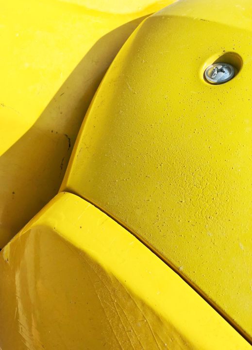 Photography titled "yellowbike.jpeg" by Sukru Mehmet Omur, Original Artwork
