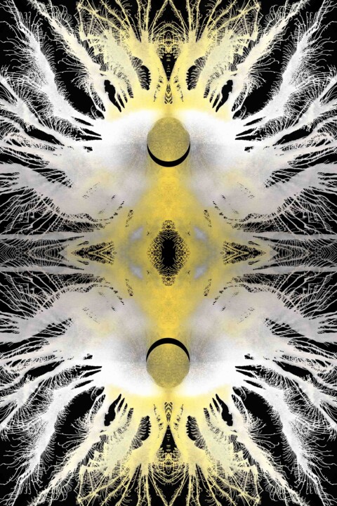 Digitale Kunst mit dem Titel "Eclipsior" von Sumit Ratta, Original-Kunstwerk, Digitale Malerei