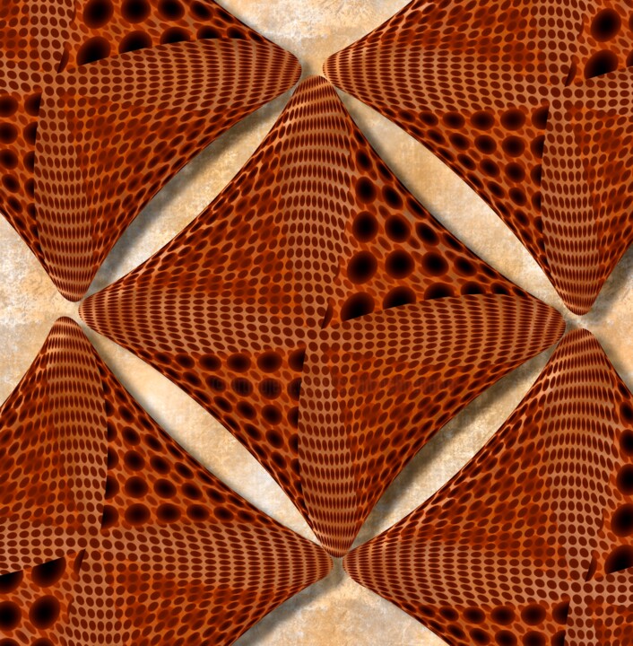 Grafika cyfrowa / sztuka generowana cyfrowo zatytułowany „Digital origami” autorstwa Sumit Ratta, Oryginalna praca, Malarstw…
