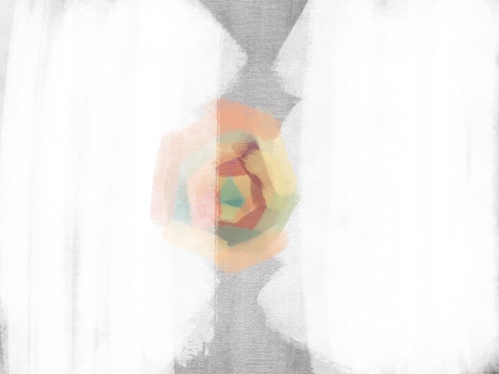 Grafika cyfrowa / sztuka generowana cyfrowo zatytułowany „Rose1” autorstwa Summer Wang, Oryginalna praca, Malarstwo cyfrowe