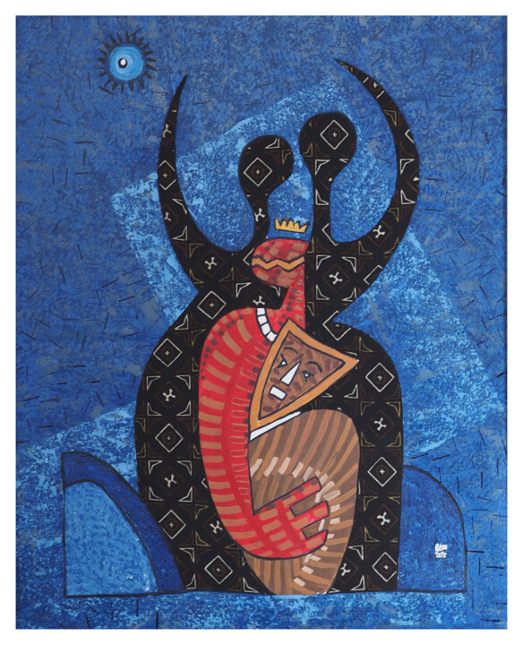 Peinture intitulée "“Le Serment”" par Suncréa, Œuvre d'art originale, Acrylique