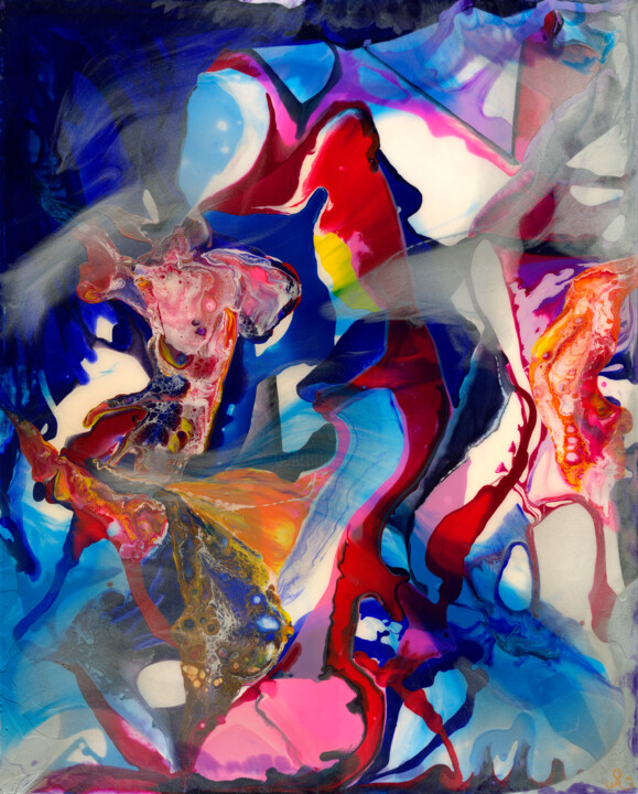 Painting titled "Uncontrolled Imagin…" by Sung Lee, Original Artwork, Digital Print