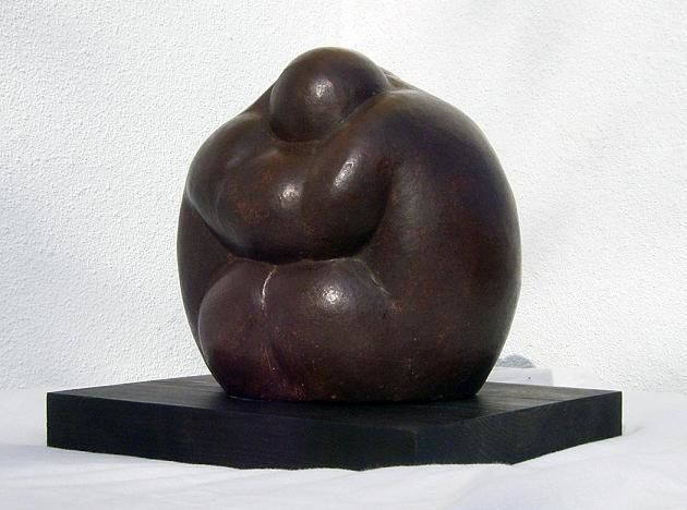 "Abraç" başlıklı Heykel Assumpta Casasnovas Anglada tarafından, Orijinal sanat