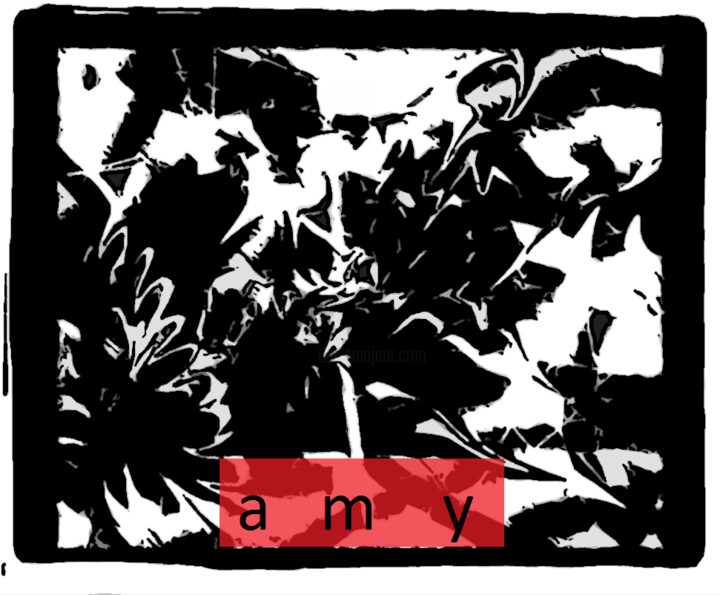 Digitale Kunst getiteld "amy" door Sup Kosmaysky, Origineel Kunstwerk, Digitaal Schilderwerk