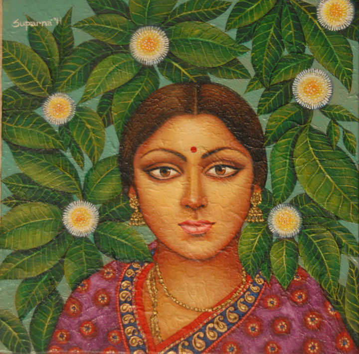 Painting titled "BONOLATA" by Suparna Dey, Original Art,
