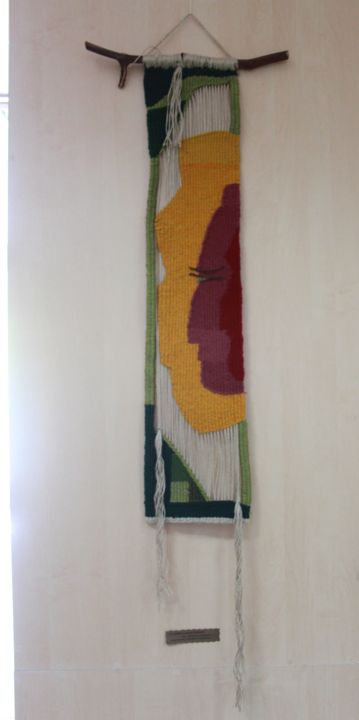Arte textil titulada "КАРЛОС" por Viktoriia Mironova, Obra de arte original, Decoración del hogar