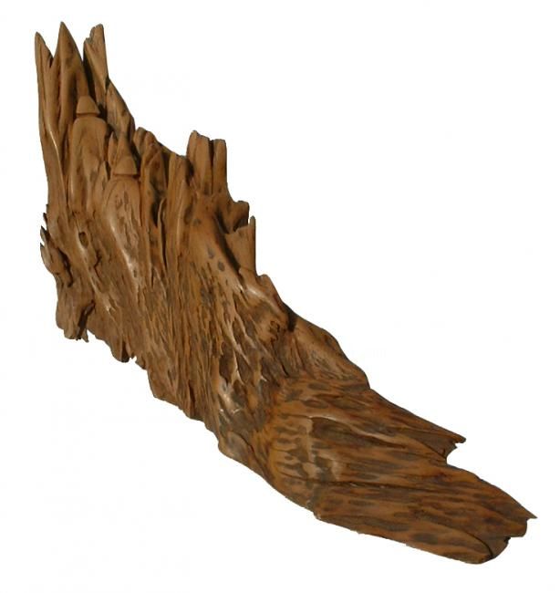 Sculpture titled "Down The Hill" by Suresh Pant, Original Artwork, Wood
