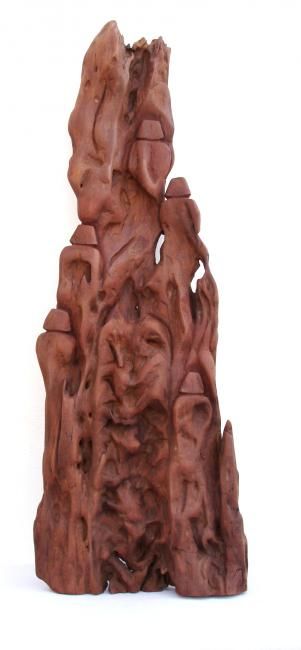 Sculpture titled "Spirituality" by Suresh Pant, Original Artwork, Wood