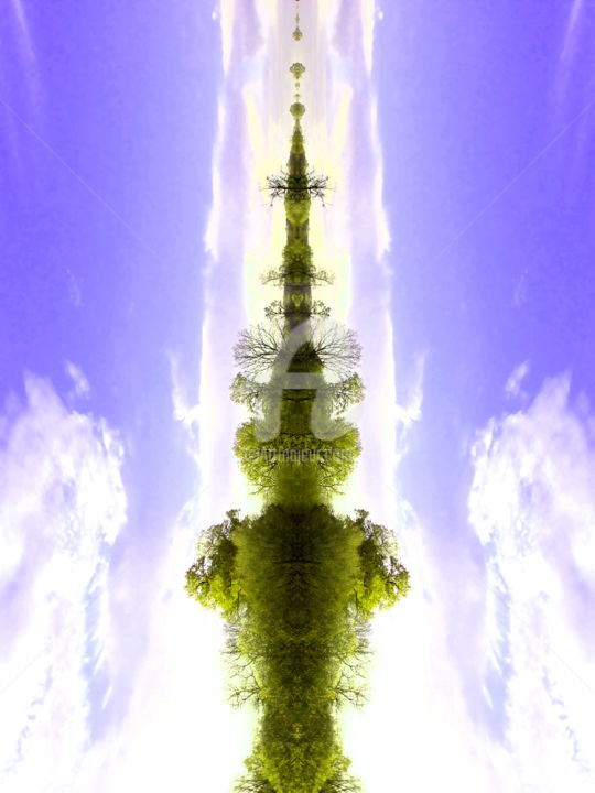 Photographie intitulée "clocher-orthodoxe.j…" par Surréalisme & Couleurs, Œuvre d'art originale
