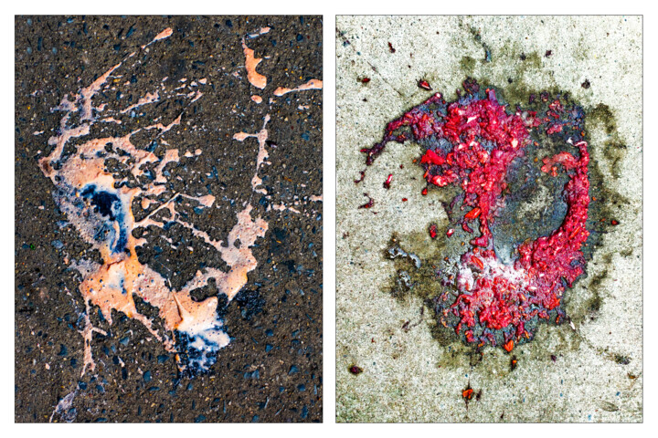 Photographie intitulée "Spills Diptych #04" par Susan Bowen, Œuvre d'art originale, Photographie numérique