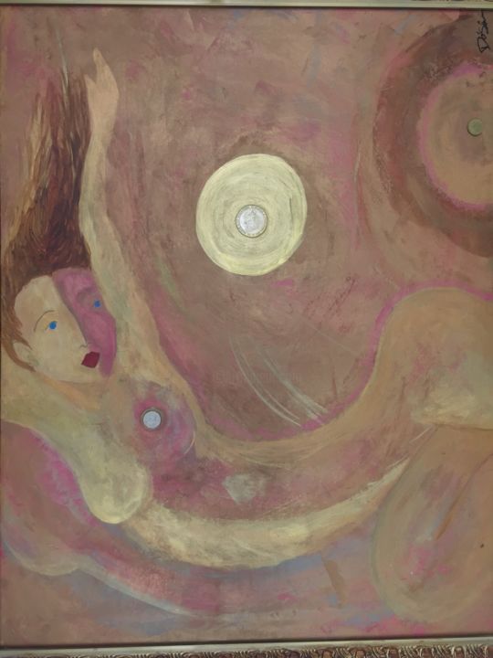 Malarstwo zatytułowany „Taken By The Wind” autorstwa Susan Doscher, Oryginalna praca, Akryl