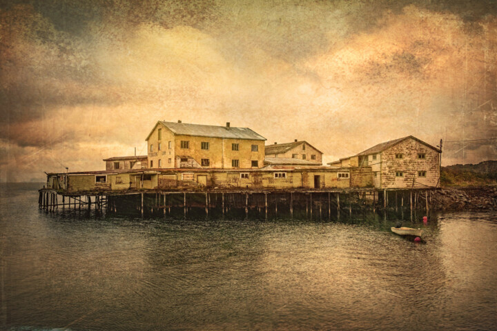 Digitale Kunst getiteld "Fisherman's Wharf" door Susan Maxwell Schmidt, Origineel Kunstwerk, Foto Montage
