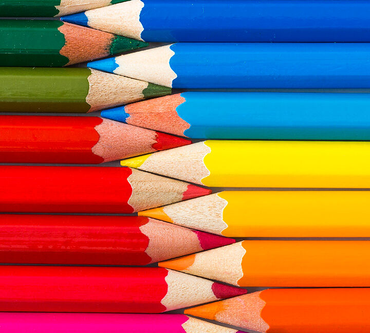 Fotografia intitolato "Coloured Pencils" da Susan Van Wyk, Opera d'arte originale, Fotografia non manipolata
