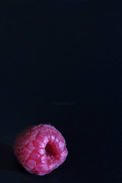 Photography titled "Raspberry" by Susan Van Wyk, Original Artwork, Non Manipulated Photography