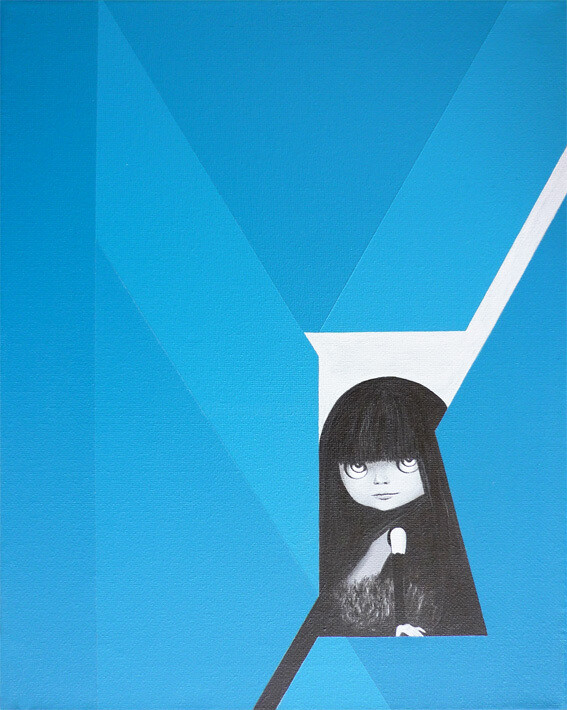 Malerei mit dem Titel "auto-retrato" von Susana Ribeiro, Original-Kunstwerk, Acryl