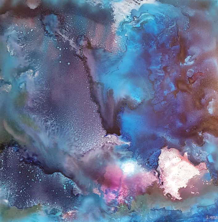 L Au Dela Jpg Painting By Susanna Massa Artmajeur