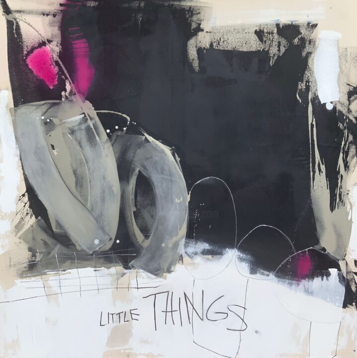 Malerei mit dem Titel "It's the little thi…" von Susanne Kirsch, Original-Kunstwerk, Acryl