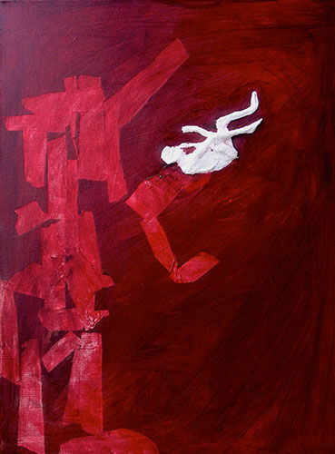 Malerei mit dem Titel "Irgendwo 2" von Susanne Kleiber, Original-Kunstwerk