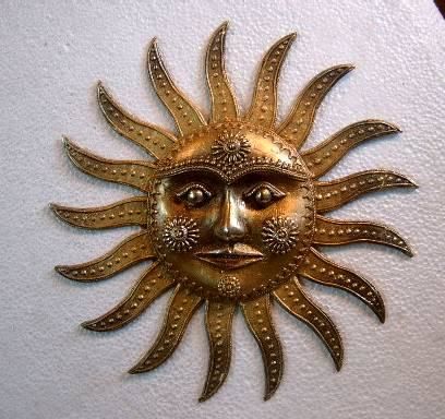 Sculpture intitulée "sun god" par Sushil Sakhuja, Œuvre d'art originale