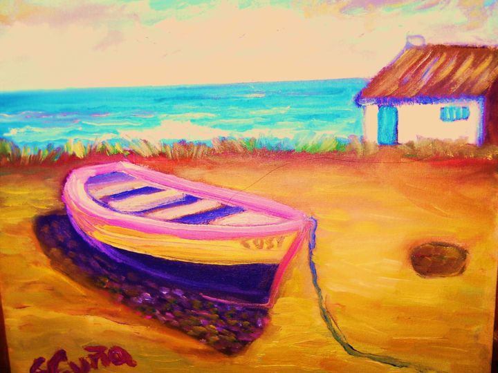 Peinture intitulée "en-cabo-polonio.jpg" par Susy Arte Uruguay, Œuvre d'art originale