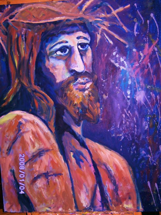 Pintura titulada "jesus.jpg" por Susy Arte Uruguay, Obra de arte original