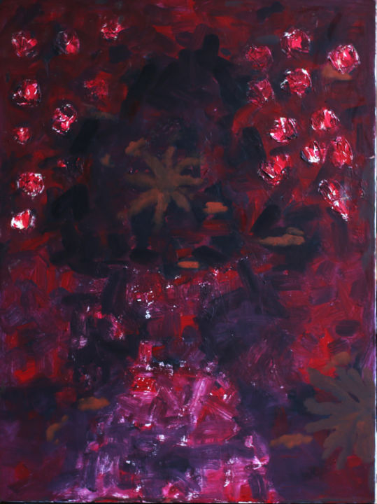 Pintura intitulada "BLOODY MARY" por Suzanna Si, Obras de arte originais, Óleo