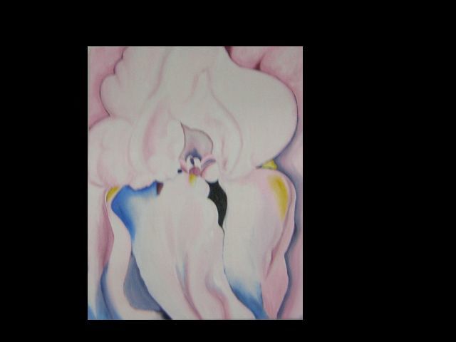 Картина под названием "Iris" - Suzi, Подлинное произведение искусства, Масло