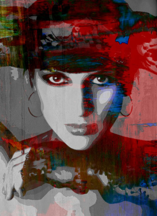 Digitale Kunst getiteld "Superstitious" door Suzie Lejaeghere, Origineel Kunstwerk, 2D Digital Work
