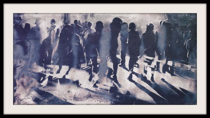 Druckgrafik mit dem Titel "JAVA JAZZ JKT 6 - b…" von Sven Pfrommer, Original-Kunstwerk, Analogdruck