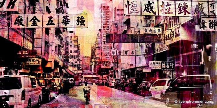 Εκτυπώσεις & Χαρακτικά με τίτλο "HONG KONG Signs XVI…" από Sven Pfrommer, Αυθεντικά έργα τέχνης, Αναλογική εκτύπωση
