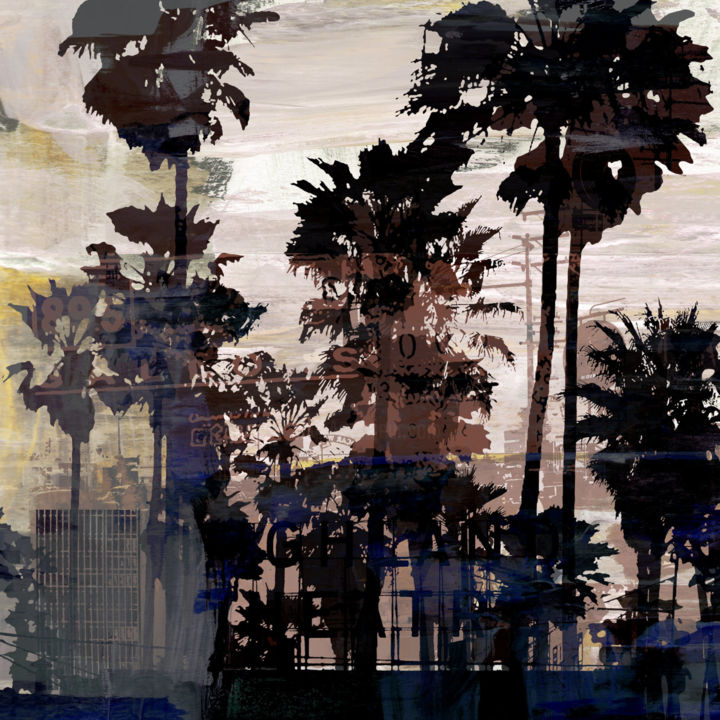 「CALIFORNIA DREAMING…」というタイトルの製版 Sven Pfrommerによって, オリジナルのアートワーク, アナログプリント
