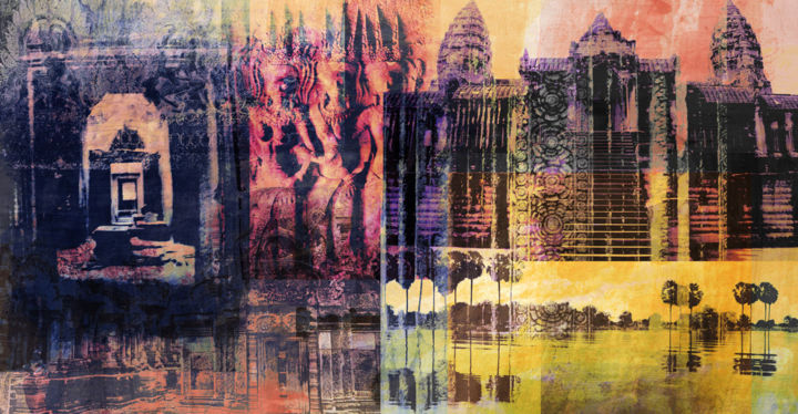 Prenten & gravures getiteld "Cambodia Mixed Medi…" door Sven Pfrommer, Origineel Kunstwerk, Film Print