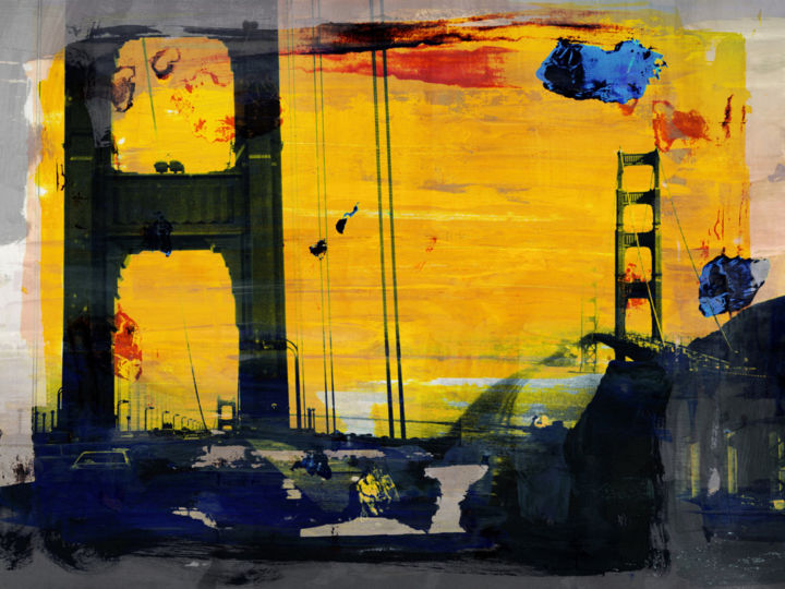 Printmaking titled "CALIFORNIA IX by Sv…" by Sven Pfrommer, Original Artwork, Analog Print