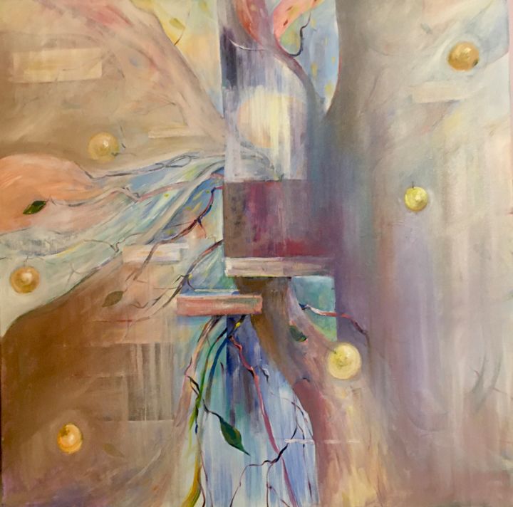 Картина под названием "Моцарт" - Sveta Sokolova, Подлинное произведение искусства, Масло Установлен на Деревянная рама для н…